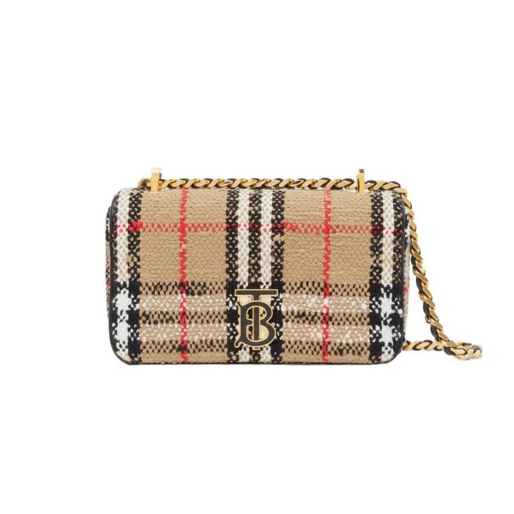 Burberry Lola Tweed bag